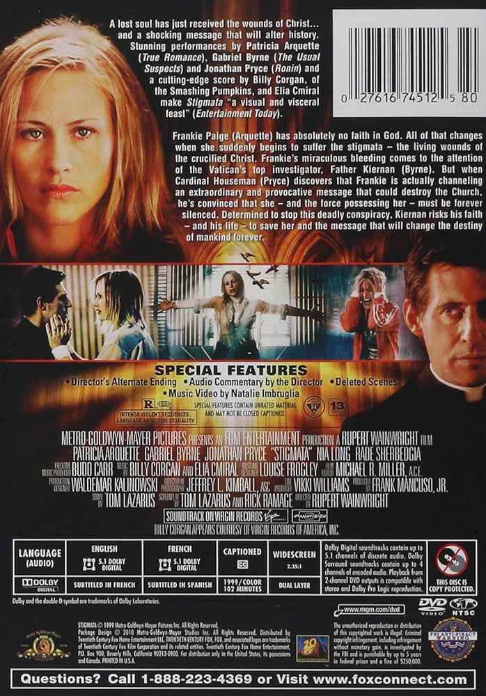 その他 Look Closer: See Me for Who I Am Stigma of Mental [DVD] [Import] Stigmata (Bilingual): Amazon.ca: Patricia Arquette, Gabriel